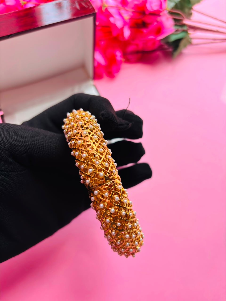 Traditional Meenakari Bridal Bangle Set (Pack Of 2) - Image 4