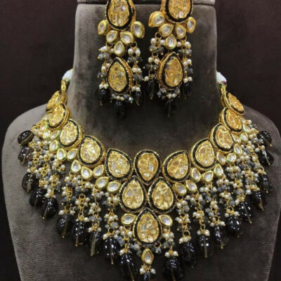 heavy kundan bridal jewellery set