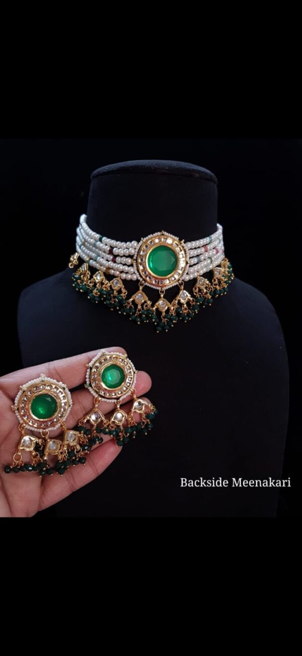 Kundan Choker Necklace Set