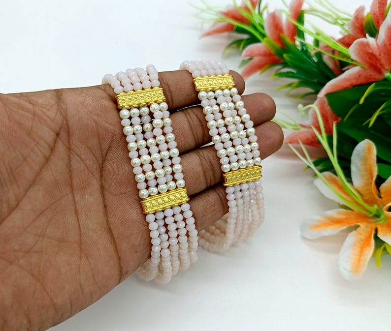 Bollywood Inspire Kundan Polki Necklace Set - Image 4