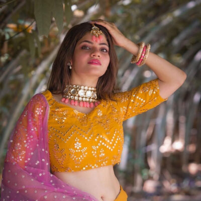 Gold Plated Kundan Choker Set