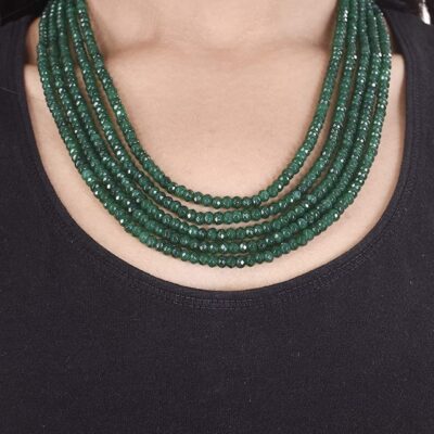 Green Onyx Long Necklace