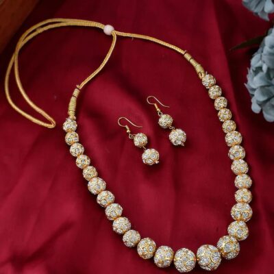 Beautiful Long Necklace With Earring