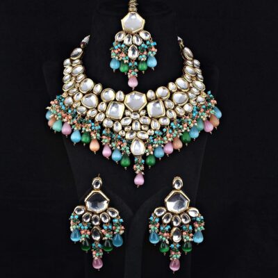 Kundan Choker Necklace Set