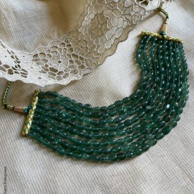 Emerald Green Choker Necklace