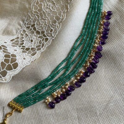 Green Onyx Choker Necklace