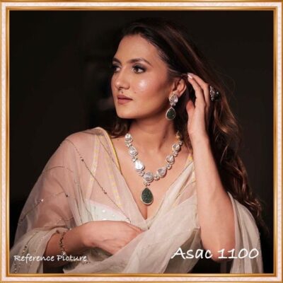 Kundan Necklace Set With Earrings