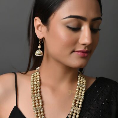 Copper Gold Plated Gold Jewellery Set