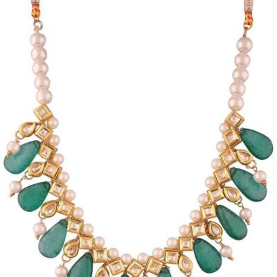 Gold Plated Pearl & Bead Mala