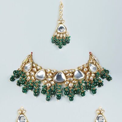 Gold Plated Kundan Necklace