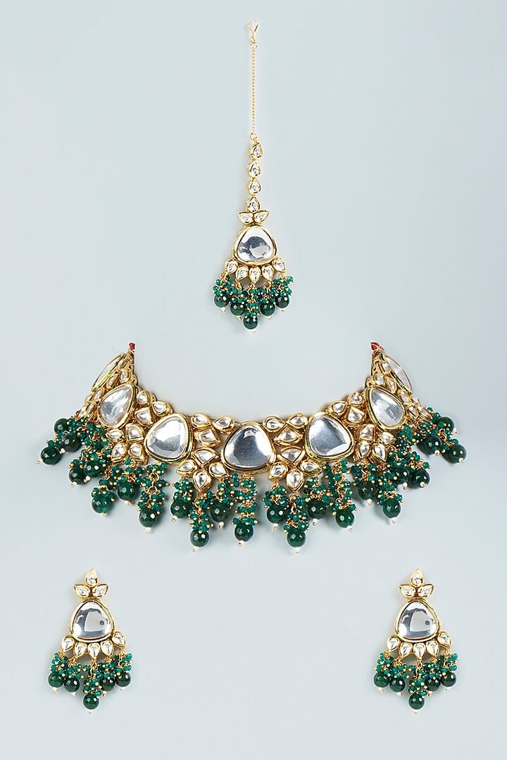 Gold Plated Kundan Necklace