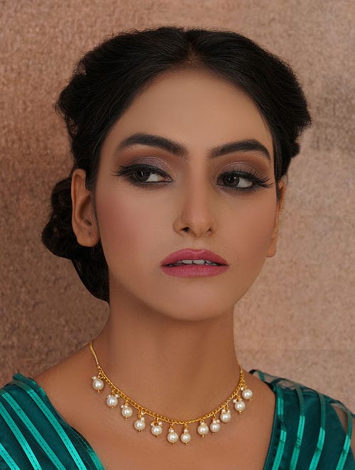 Long Multi Stone Neckpiece