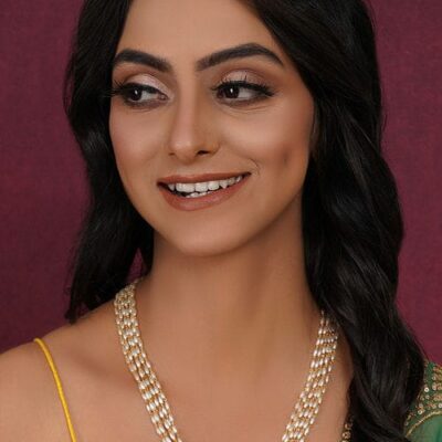 Long Multi Stone Neckpiece