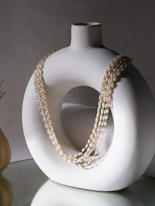 Long Multi Stone Neckpiece - Image 2