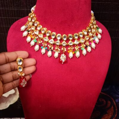 sabyasachi Inspired Kundan Necklace Set
