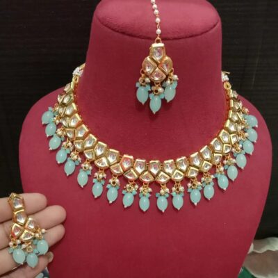Kundan Necklace Set With Earrings