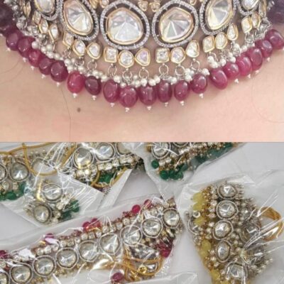 Sabyasachi Choker Victorian Polki Necklace Set