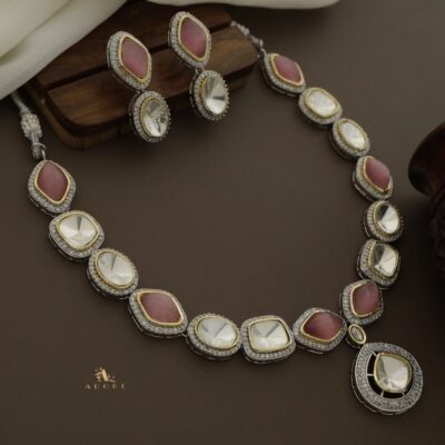 High Quality Kundan Polki Nacklace Set