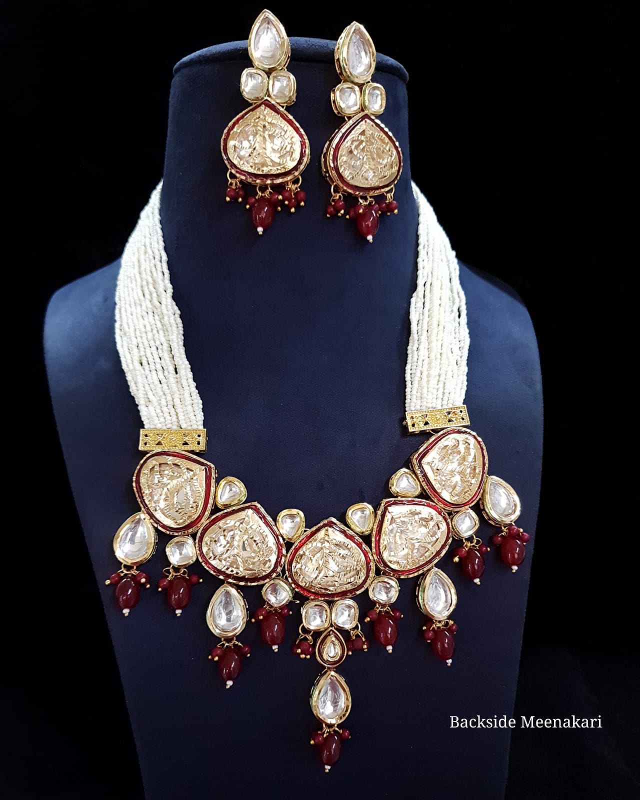 Sabyasachi Inspired Indian Jewellery With Earrings