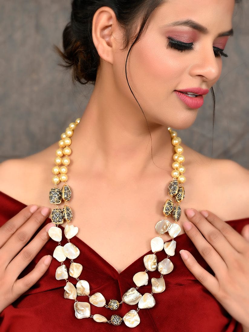 Gold Plated Ethnic Unisex gold plated necklace - Image 2