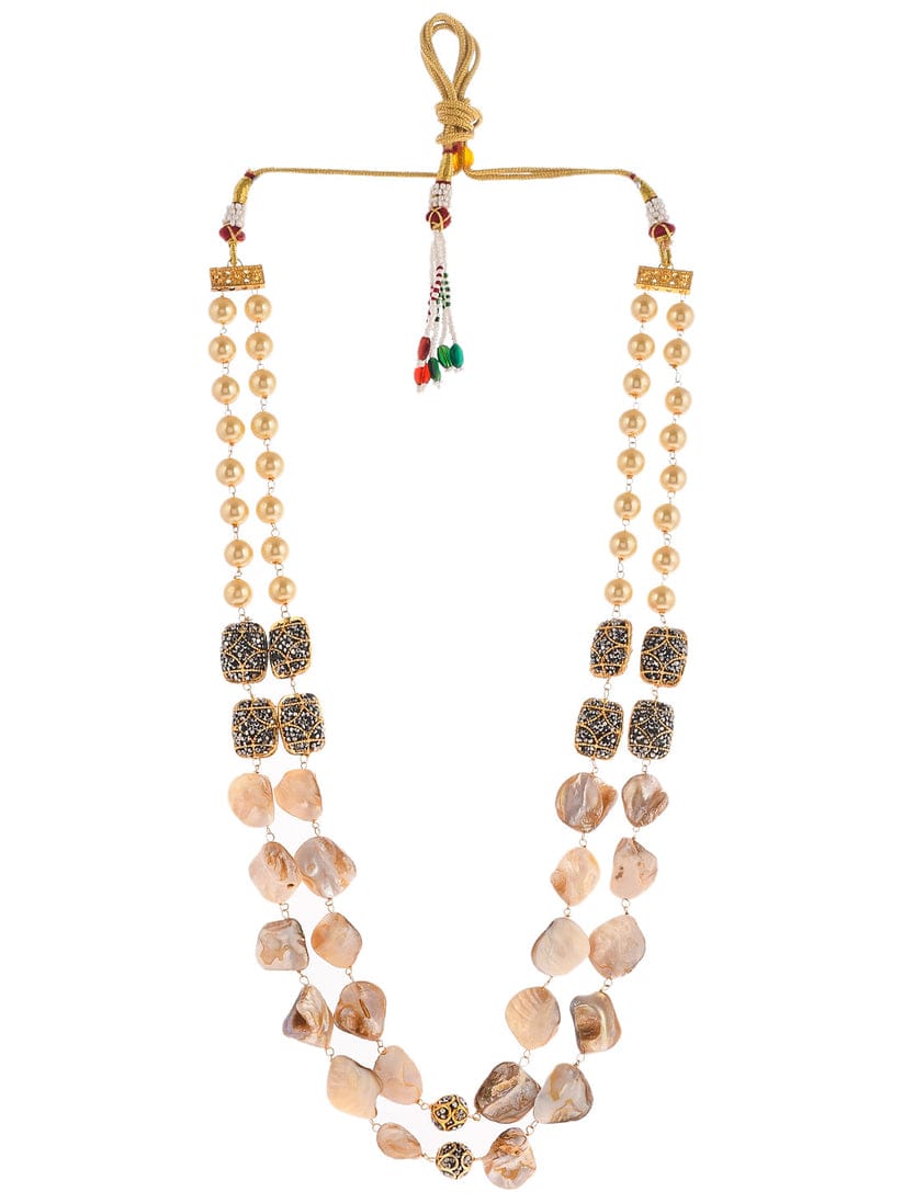 Gold Plated Ethnic Unisex gold plated necklace - Image 3