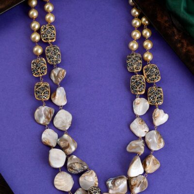 Gold Plated Ethnic Unisex gold plated necklace