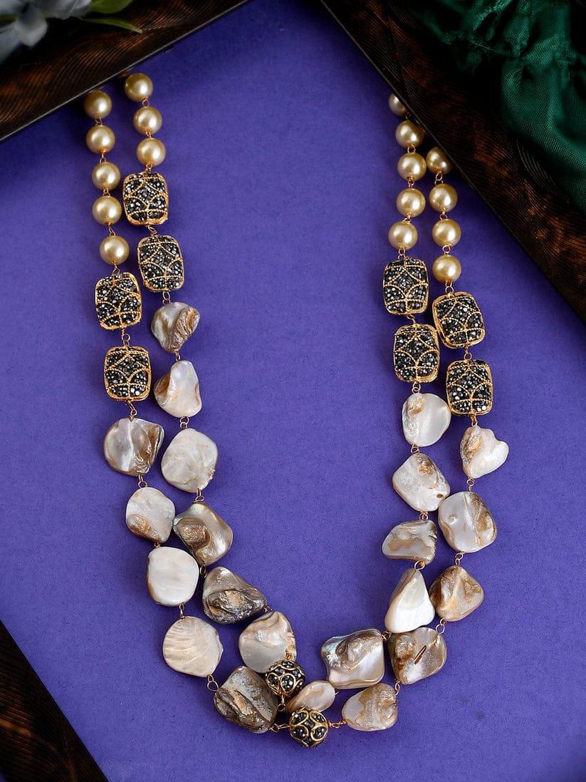 Gold Plated Ethnic Unisex gold plated necklace