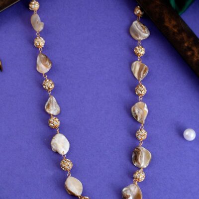 Gold Plated Ethnic Unisex gold plated necklace