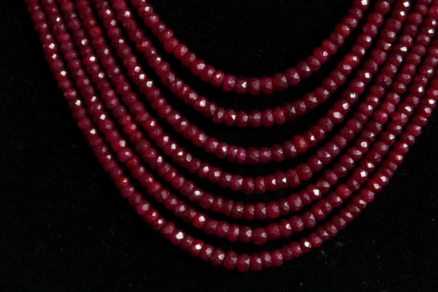 Maroon Onyx Necklace - Image 2