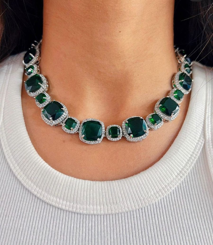 Green Ad Necklace Set - Image 2