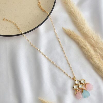 Long Kundan Peral Necklace