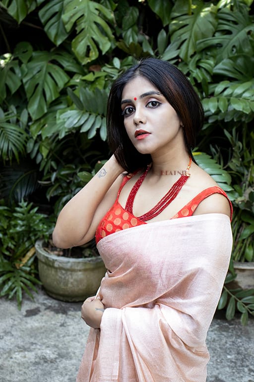 Long Maroon Onyx Necklace