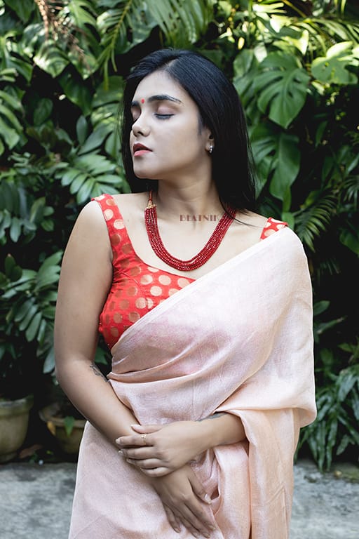 Long Maroon Onyx Necklace - Image 4