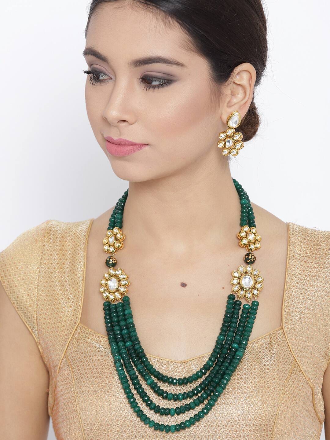 New Designer Statement kundan Necklace - Image 2