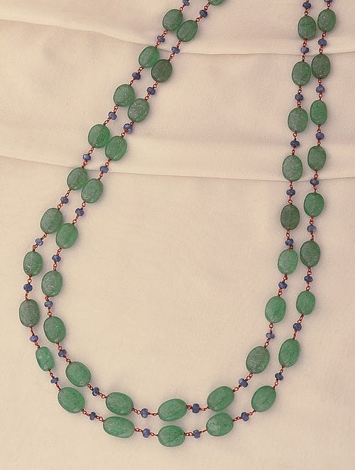 Semi precious stones and pearls Necklace - Image 2