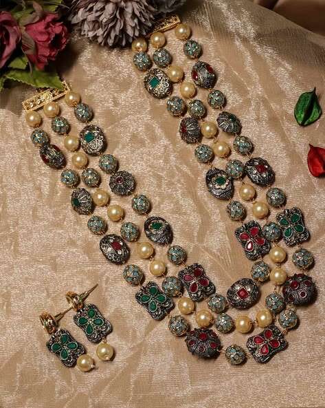 Victorian Semi Precious Layered Set