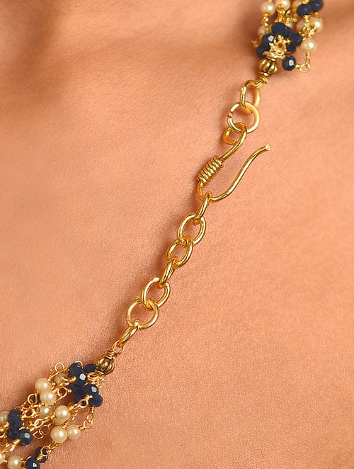 Women Natural White Hook Brass Necklace - Image 5