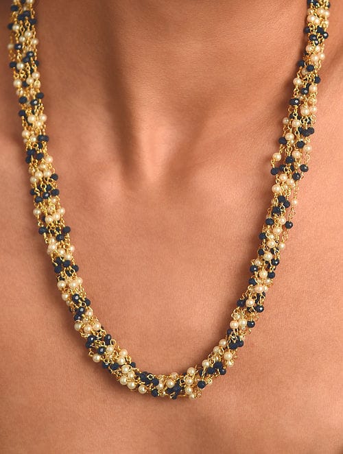 Women Natural White Hook Brass Necklace - Image 3