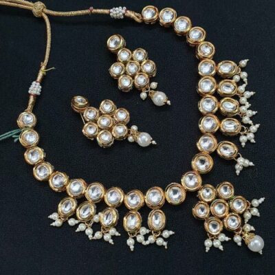 Gold Plated Kundan Choker Set