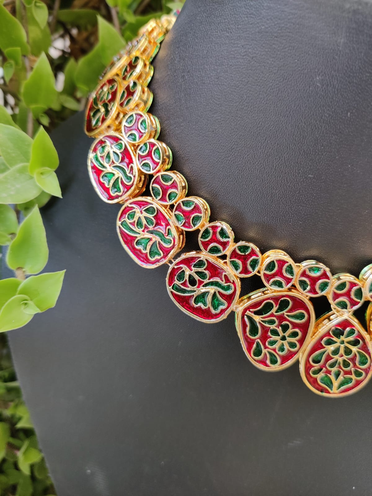 Wedding Wear Artificial Bridal Kundan Necklace Set - Image 5