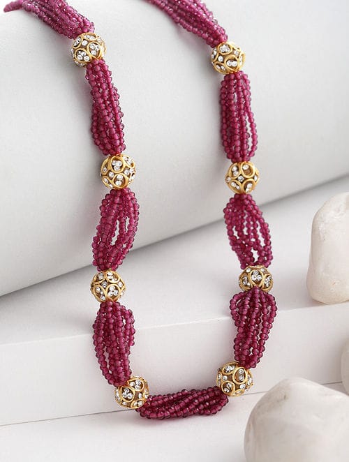 Long Pearl Necklace Set