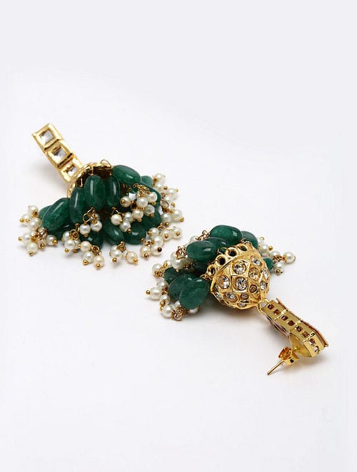 Gold Plated Kundan Choker Set - Image 6