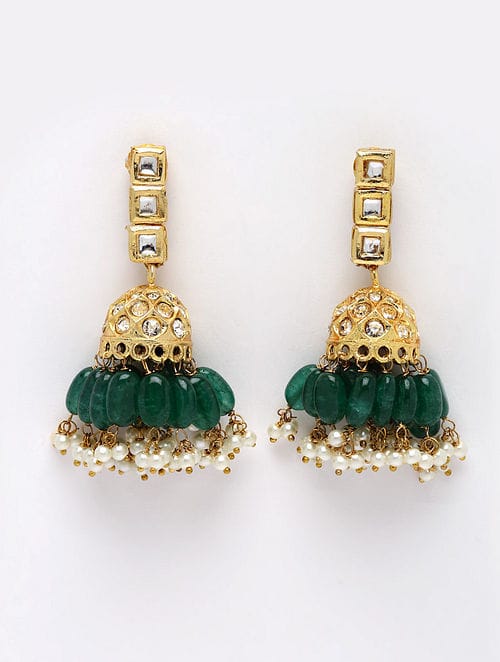 Gold Plated Kundan Choker Set - Image 5