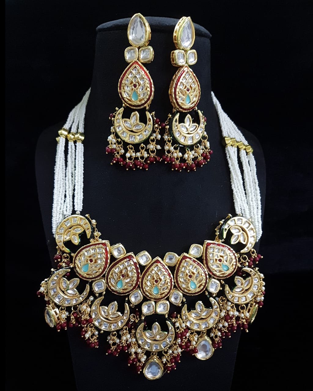 Sabyasachi Inspired Designer kundan Set - Image 2