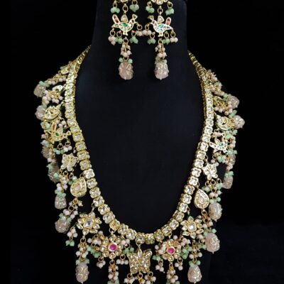Multi Layered Western Necklace Set With Earring