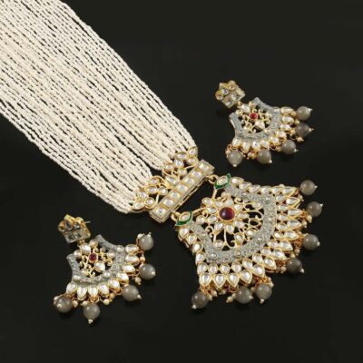 Gold Plated Long Jewellery Set