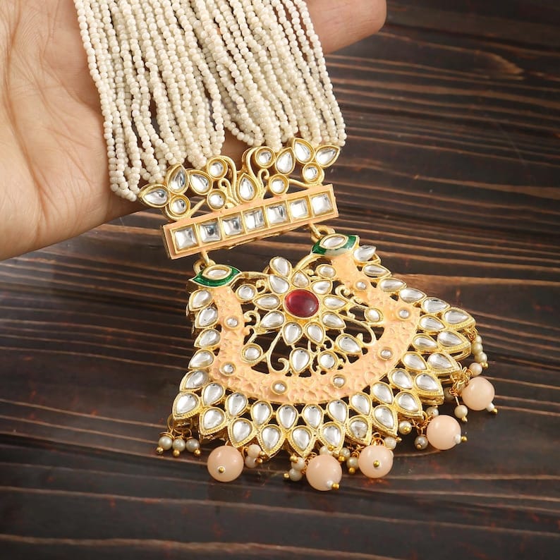 Gold Plated Long Jewellery Set - Image 2