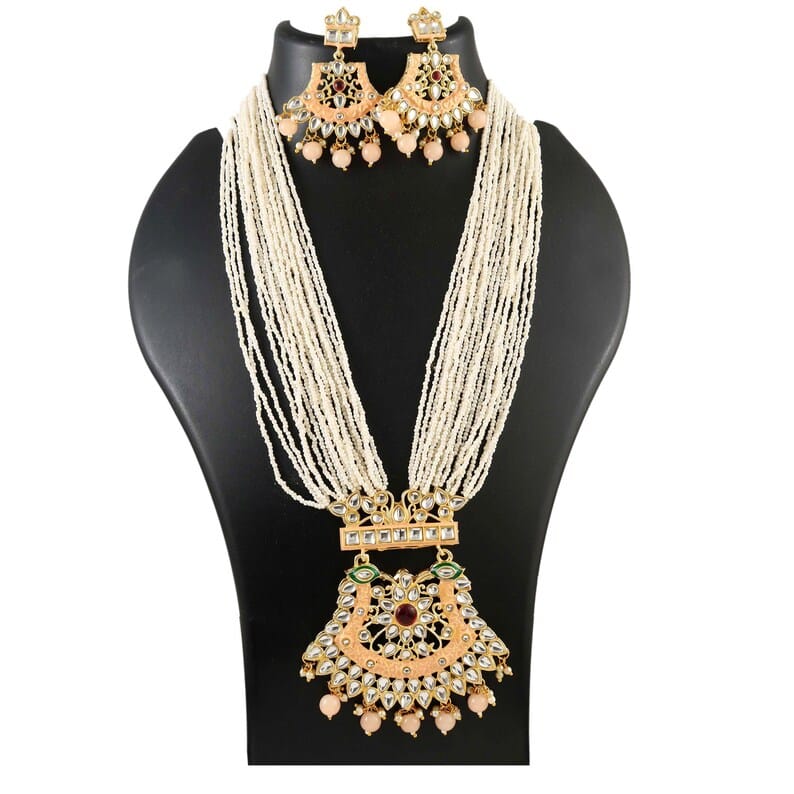 Gold Plated Long Jewellery Set - Image 3