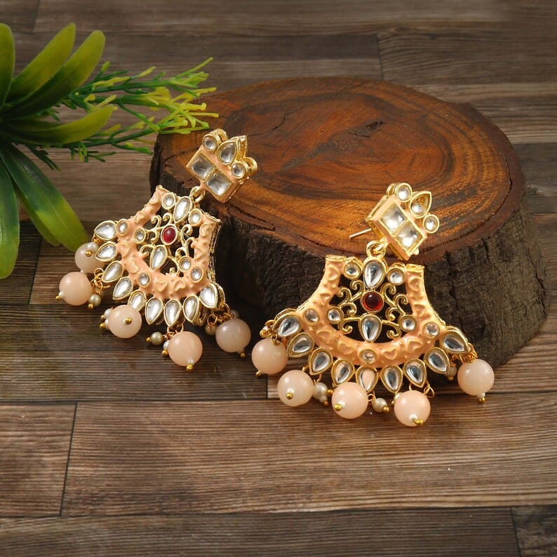 Gold Plated Long Jewellery Set - Image 5