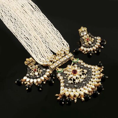 Gold Plated Long Jewellery Set